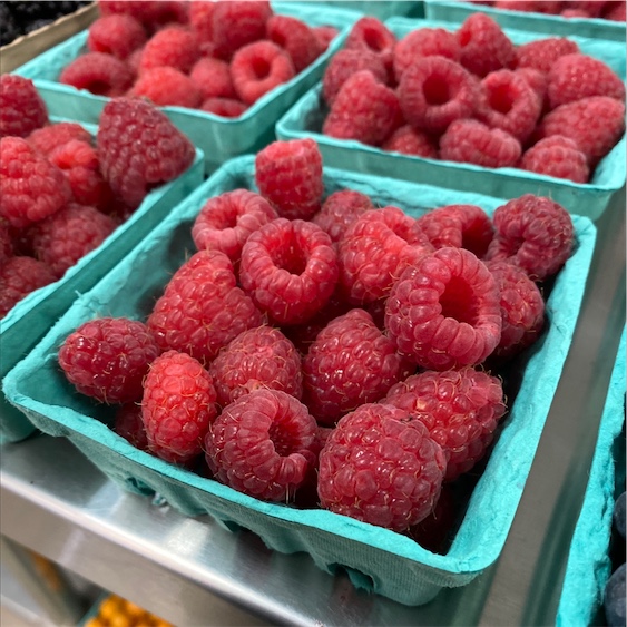 Fresh Frozen Organic Heirloom Raspberries