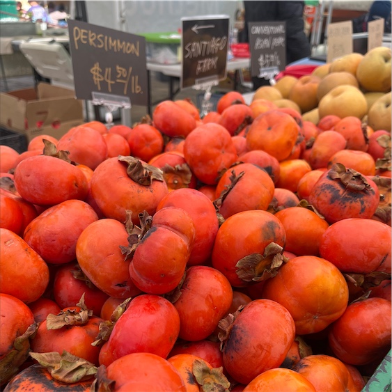 PERSIMMON LITTLE GEMS WALNUT SALAD - The Kitchy Kitchen